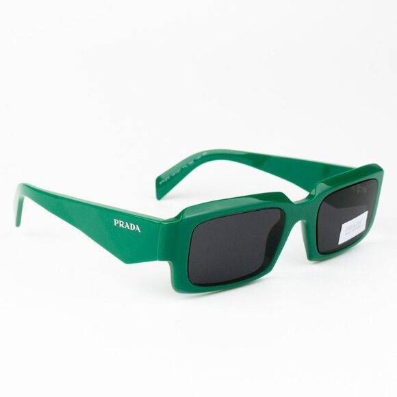 NEW Prada PR27ZS 11L08Z Mango Dark Grey Square Unisex Sunglasses 0PR 27ZS - Picture 7 of 14